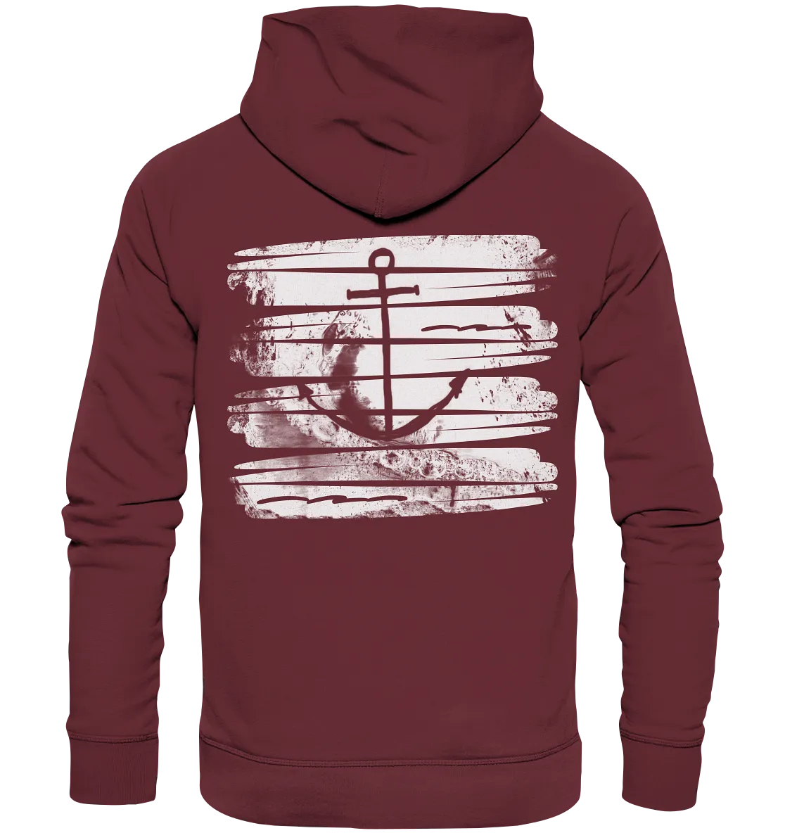 "Anchor Ocean Splash Backtail" - Unisex Premium Organic Hoodie