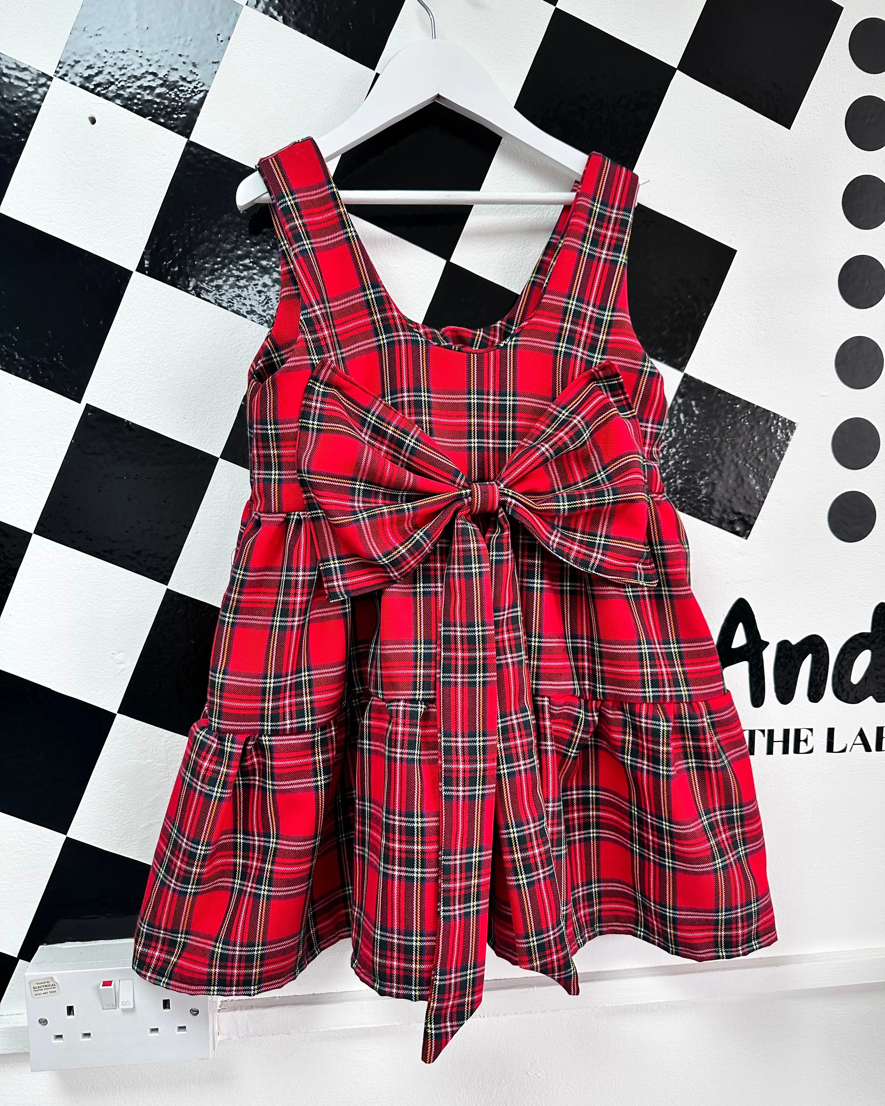 Red Tartan Layer Dress(3mnths-14yrs)