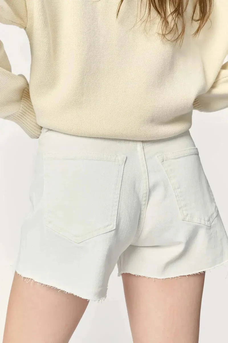 Relaxed Short in Optic White