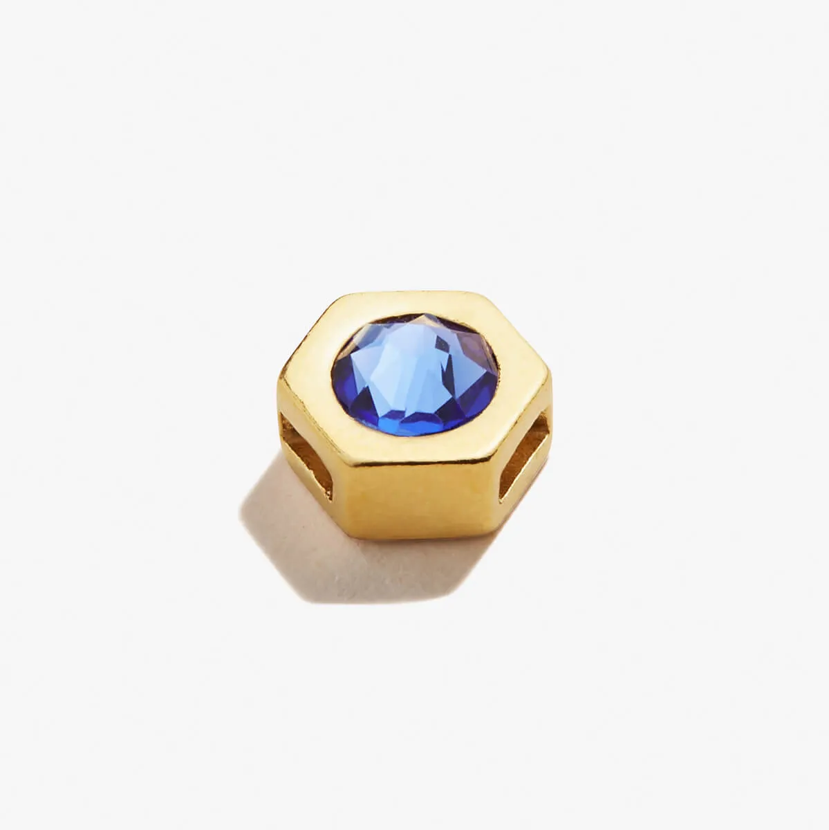 Sapphire Birthstone Slider Charm, September