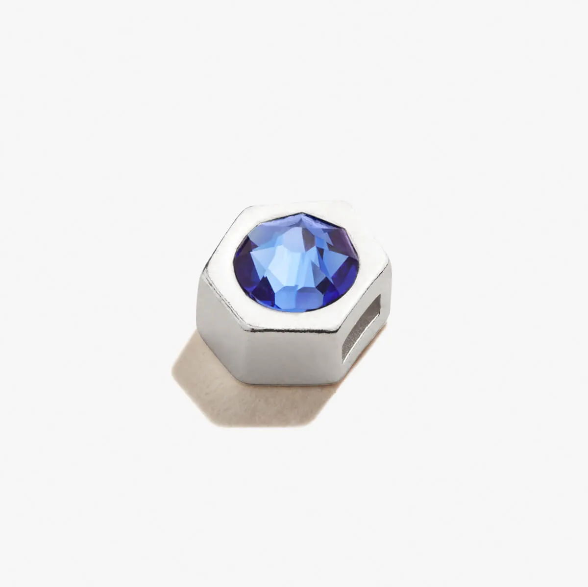 Sapphire Birthstone Slider Charm, September