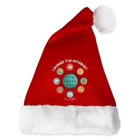 SEO Santa: 'I Ruined the Internet, I'm an SEO' Festive Hat