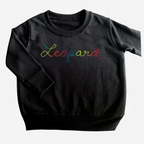 The Kids Chainstitch Sweatshirt - Black