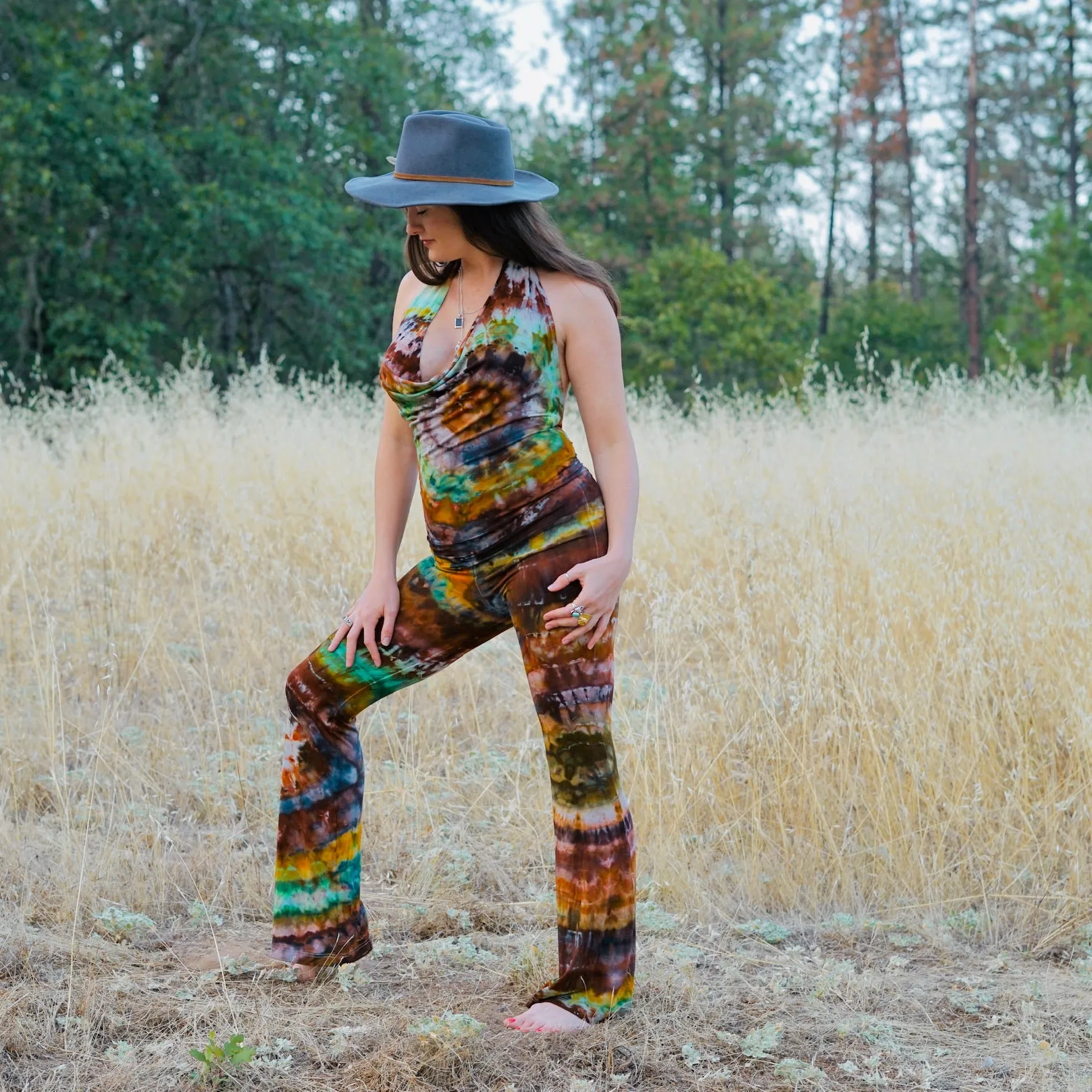 Tie Dye Woodland Onesie