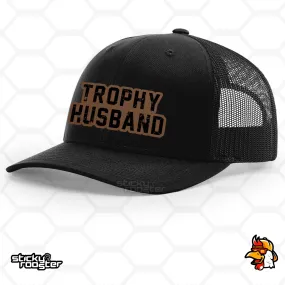 Trophy Husband Leather Patch hat